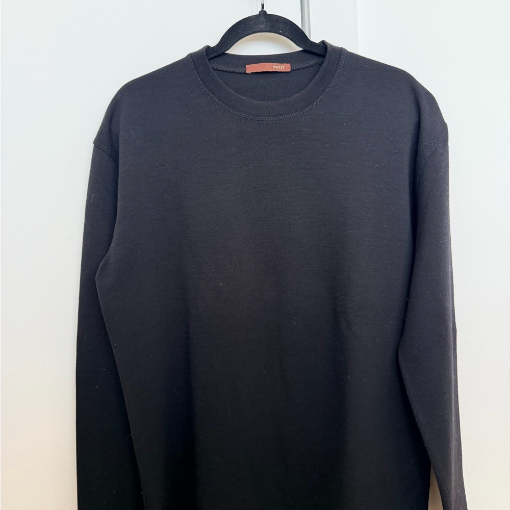 Bally Black Crewneck Top